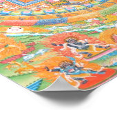 Avalokiteshvara Mandala Poster (Hoek)