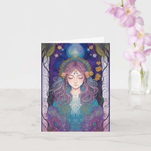 Avalon Goddess Art Kaart (Orchidee)