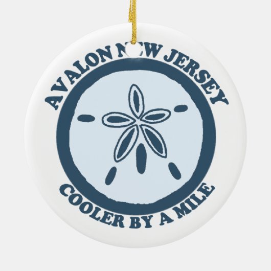 Avalon. Keramisch Ornament (Achterkant)