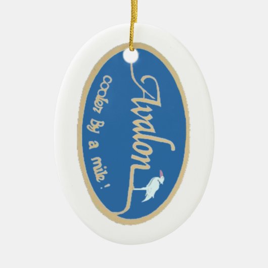 Avalon. Keramisch Ornament (Voorkant)