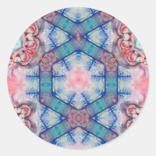 AVALON Lady van het meer, magische reflecties van  Ronde Sticker