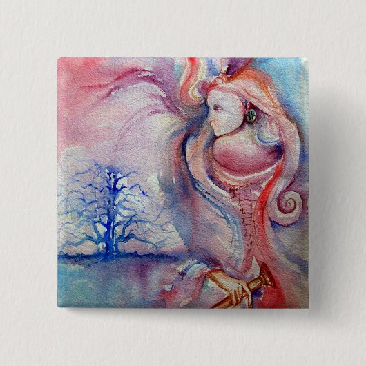 AVALON/Magic en Mystery Vierkante Button 5,1 Cm (Voorkant)