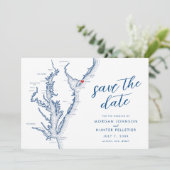 Avalon New Jersey Carte Mariage Moderne (Debout devant)