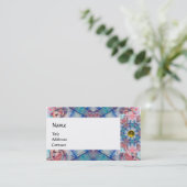 AVALON PSYCHEDELIC MONOGRAM geel Visitekaartje (Staand voorkant)