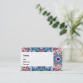 AVALON PSYCHEDELIC MONOGRAM paars Visitekaartje (Staand voorkant)