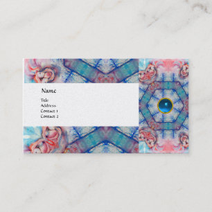 AVALON PSYCHEDELIC, roze gem sapphire pearl Visitekaartje