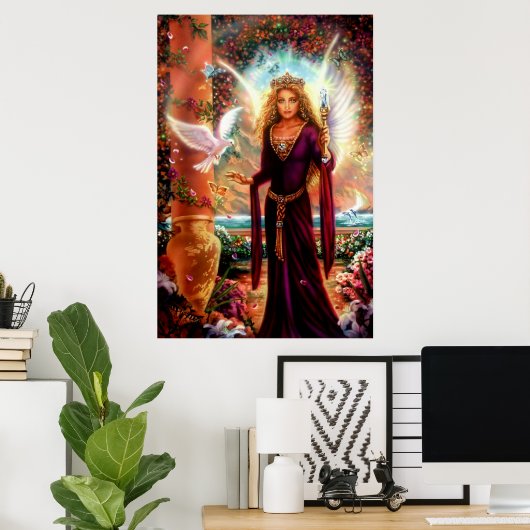 Avalon van Lisa Iris Poster (Thuiskantoor)