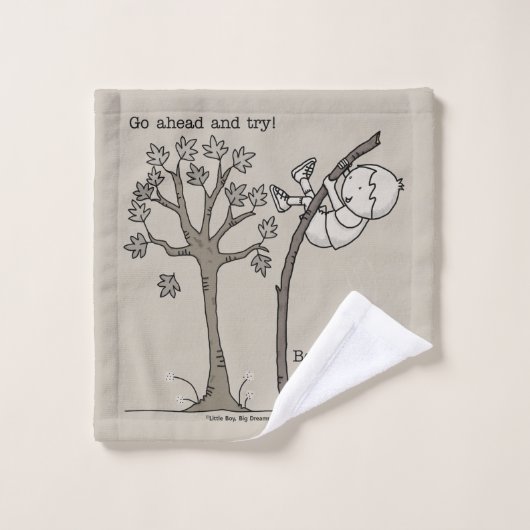 Avancer et essayer (Gant de toilette)