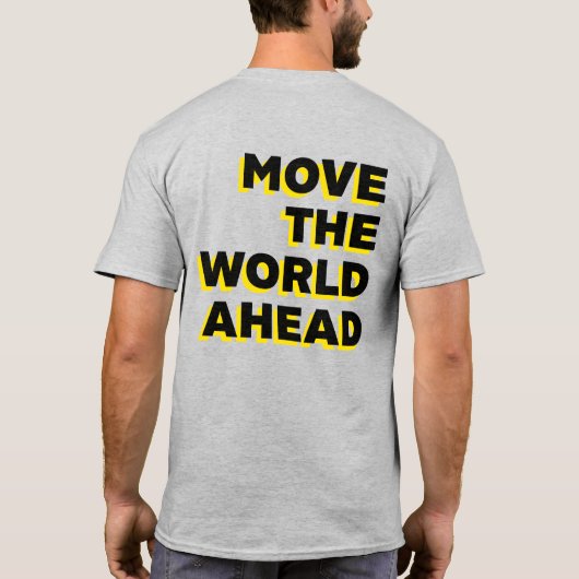 Avancer le monde : Tshirt de l'année citoyenne mon (Dos)