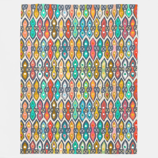 Avani ikat fleece deken (Voorkant)