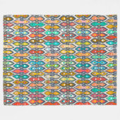 Avani ikat fleece deken (Voorkant (Horizontaal))
