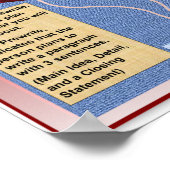 Avant-1 Paragraphe-3 Phrases - Poster 12"x12" (Coin)