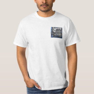 avant 32ford, arrière tête plate t-shirt blanc
