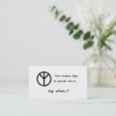 avant de carte de visite professionnelle de visite (Debout devant)