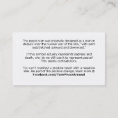 avant de carte de visite professionnelle de visite (Dos)