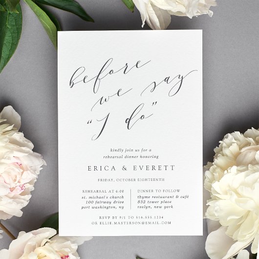 Avant De Dire Que Je Le Fais | Invitation au dîner