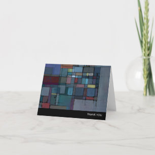 Avant des cartes de note de Merci d'art abstrait