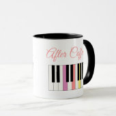 Avant et après le café Piano Mug (Devant droit)