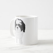 Avant et bout de tasse de Shih-Tzu (Devant gauche)