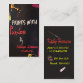 Avant et dos de carte de visite professionnelle (Devant / Derrière)