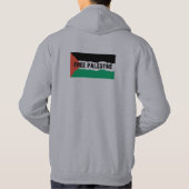 AVANT ET DOS DE SWEAT SHIRT LIBRES DE LA PALESTINE (Dos)