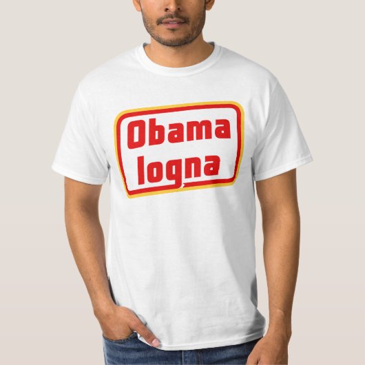 Avant et dos de T-shirt d'Obamalogna (Devant)