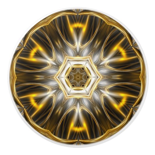 Avant - garde ~ Design 004 ~ Out of the Crucible ~ Keramische Knop (Voorkant)