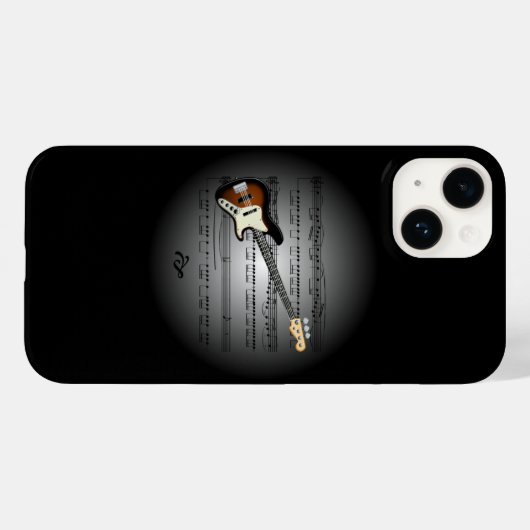 Avant Garde ~ Electric Guitar 01 Case-Mate iPhone Case (Achterkant (horizontaal))