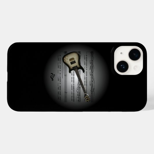 Avant Garde ~ Electric Guitar 02 Case-Mate iPhone Case (Achterkant (horizontaal))