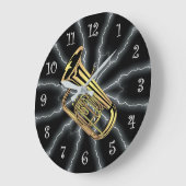 Avant-Garde ~ Tuba Lightening 01 B ~ Black/Silver~ Grote Klok (Hoek)