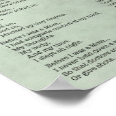 Avant J'Étais Un Poster De Maman (Coin)