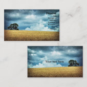 Avant la récolte, modèle de carte de visite (Devant / Derrière)