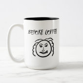 Avant Le Café, Après La Mug De Café (Gauche)