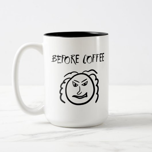 Avant Le Café, Après La Mug De Café (Gauche)