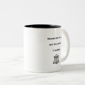 Avant le café : mug ToLN Gibberish (Devant droit)