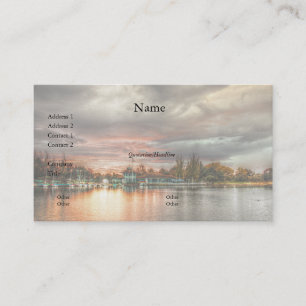 Avant le Carte de visite de tempête