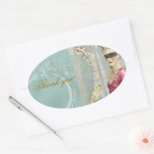 Avant les autocollants de Merci de balle (Enveloppe)