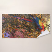 AVANT POSTE DE LA FORÊT PLUVIALE PERROQUET ARA (Serviette de bain)