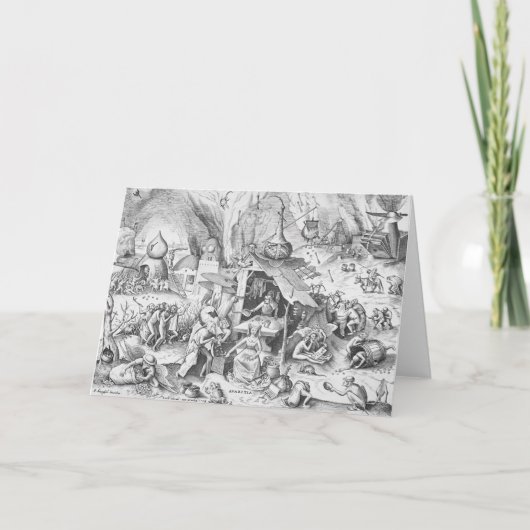 Avarice (Avaritia), de zeven hoofdzonden Kaart (Voorkant)