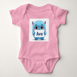 Ava's Blue Buddy Romper