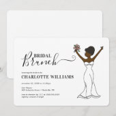  Avatar Bridal Brunch | Korte haas Kaart (Voorkant / Achterkant)