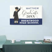 Avatar de garçon personnalisé| Bannière de fin d'é (Salon professionnel)