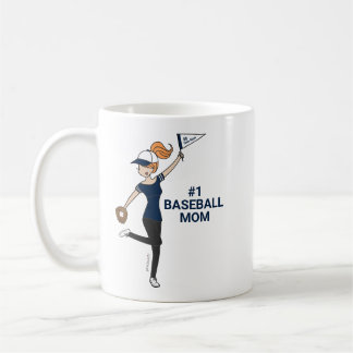 Avatar personnalisé #1 Baseball Mom Coffee Mug