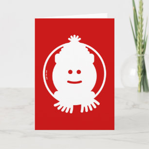Avatar van de Sneeuwman van Kerstmis Feestdagen Kaart