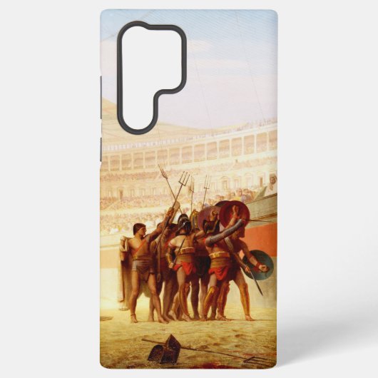 Ave Caesar by Jean-Leon Gerome Samsung Galaxy Hoesje (Achterkant)