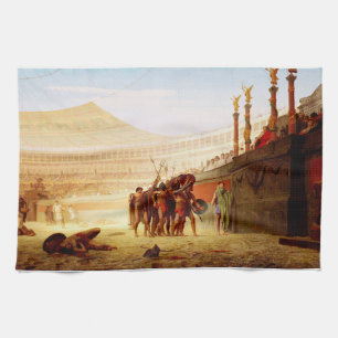 Ave Caesar door Jean-Leon Gerome Theedoek