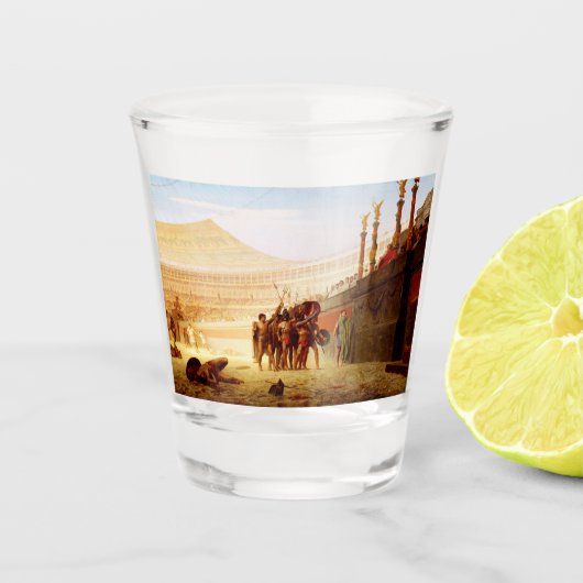 Ave Caesar van Jean-Leon Gerome Shot Glas (Voorkant)