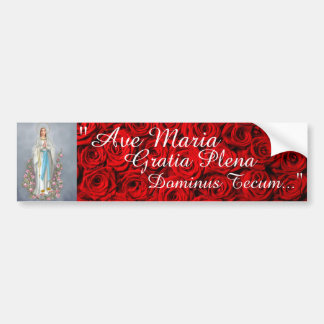 Ave Maria Bumpersticker