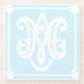 Ave Maria Glazen Onderzetter (Achterkant)