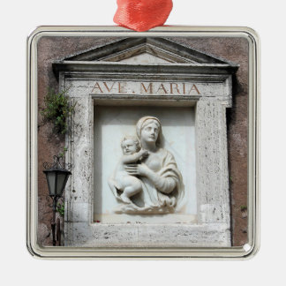 Ave Maria Kerstornament Metalen Ornament